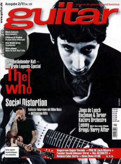 Pete Townshend - Germany - Guitar - February, 2011