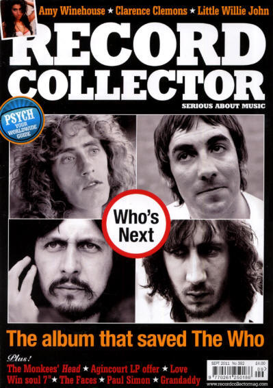 The Who - UK - Record Collector - September, 2011