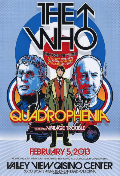 The Who - Valley View Casino Center - San Diego, CA - February 5, 2013 USA (Promo) (Reproduction)