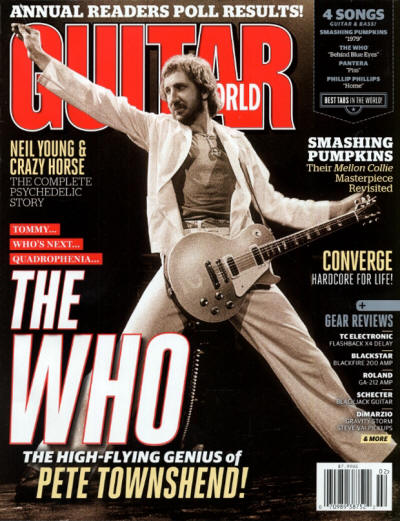 Pete Townshend - USA - Guitar World - February, 2013