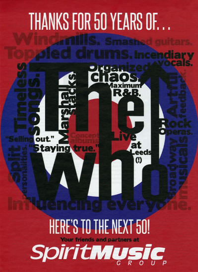 The Who - Spirit Music - 2014 UK