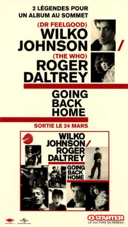 Roger Daltrey - Going Back Home - 2014 France