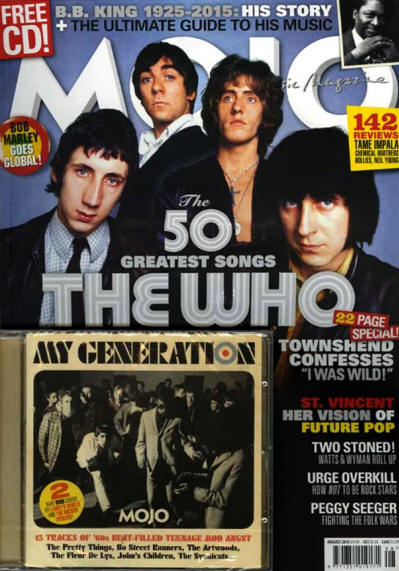 The Who - UK - MOJO - August, 2015