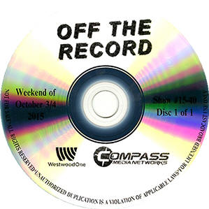 Off The Record: The Who - Show #15-40 Weekend of October 3rd/4th, 2015