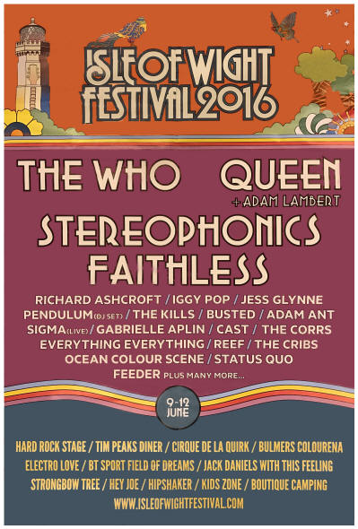 The Who - Isle Of Wight Festival 2016 - June 9 - 12 UK (Promo)