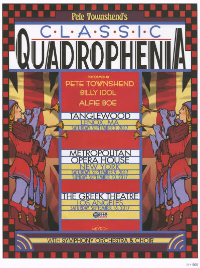 Pete Townshend - Classic Quadrophenia - September, 2017 - USA
