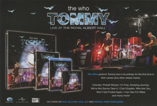 The Who - Tommy Live At The Royal Albert Hall - 2017 UK Ad