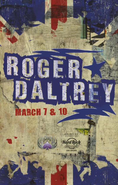 Roger Daltrey - The Joint - Las Vegas - March 7 & 10, 2018 - USA