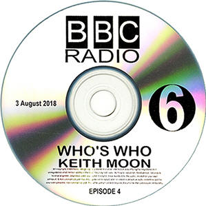 BBC Radio - Who's Who with Keith Moon - 08/03/2018