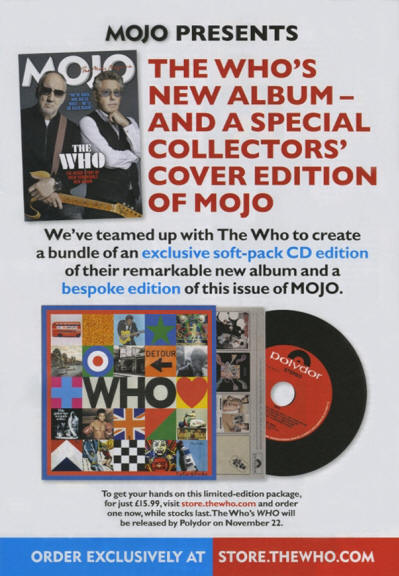 The Who - MOJO - November, 2019 UK
