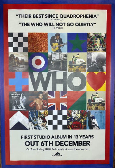 The Who - Who - 2019 UK Poster