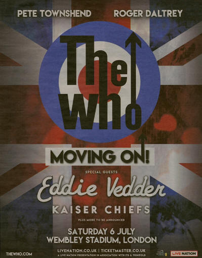 The Who - Moving On - Wembley Stadium - London, UK - July 6, 2019 UK