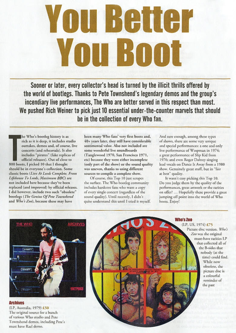 The Who - Record Collector Magazine - The Who Special Edition - February, 2021