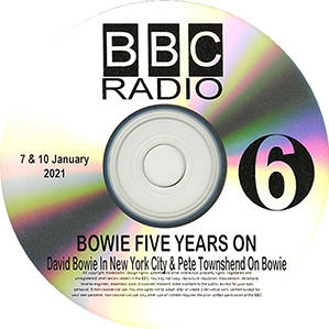 Bowie Five Years On: Pete Townshend On David Bowie - BBC - January 10, 2021