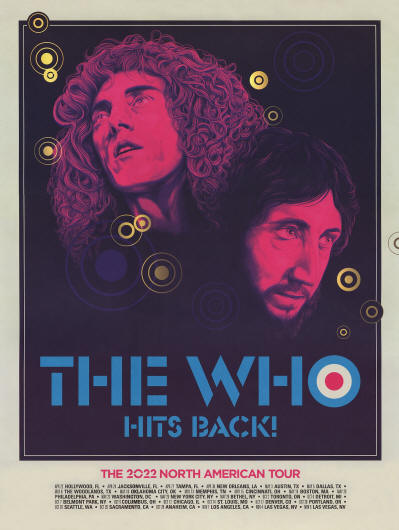 The Who Hits Back! 2022 USA Poster