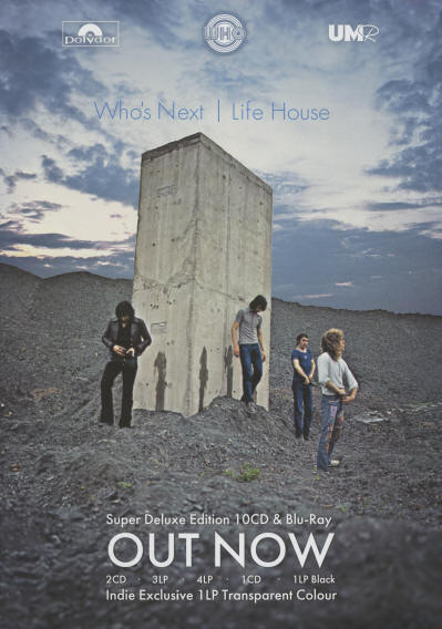 The Who - Who's Next / Lifehouse - 2023 UK (Promo) 2-sided Poster