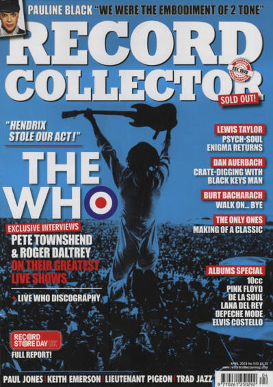 The Who - UK - Record Collector - April, 2023