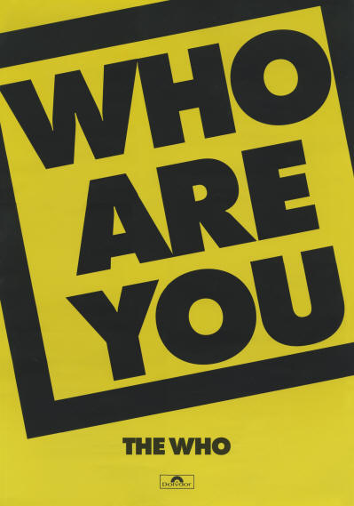 The Who - Who Are You - 2025 UK (Promo) ( Back)