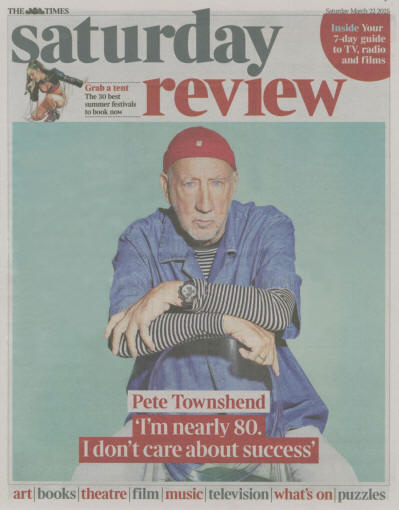 Pete Townshend - UK - Saturday Review - March 22, 2025