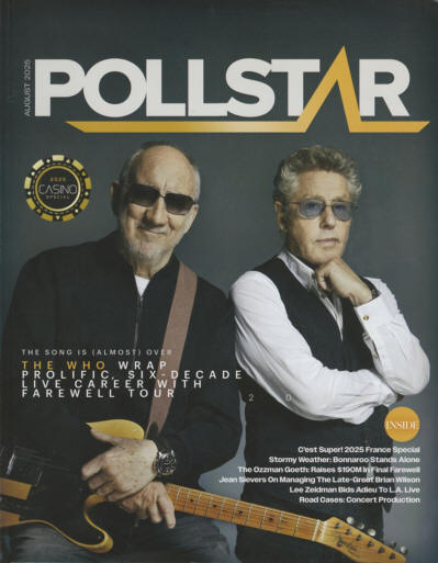 The Who - Pollstar - August, 2025 USA Magazine