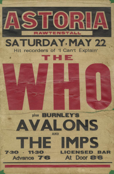 The Who - The Astoria - May 22, 1965 - Rawtenstall UK (Original)