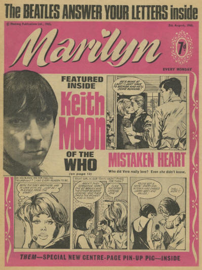 Keith Moon - UK - Marilyn - August 7, 1965