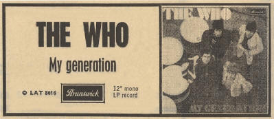 The Who - My Generation LP - 1965 UK