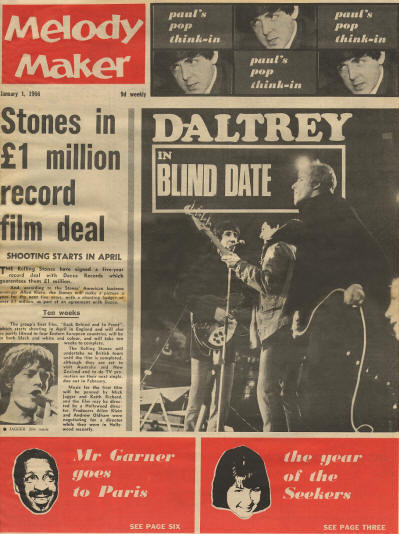 The Who - UK - Melody Maker - January 1, 1966