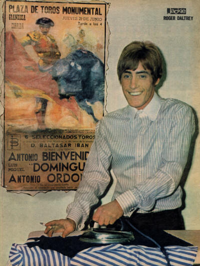 Roger Daltrey - UK - Jackie - June 8, 1966 (Back Cover)