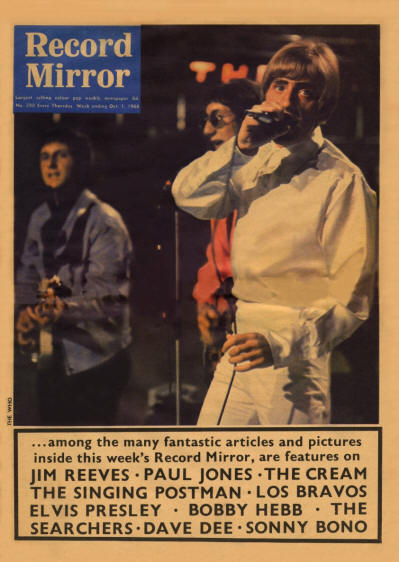 The Who - UK - Record Mirror - October 1, 1966 