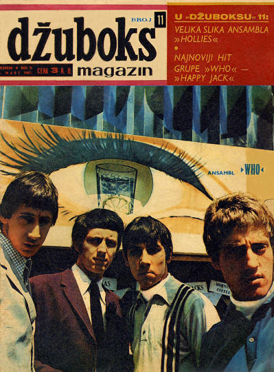The Who - Yugoslavia - Dzuboks - March, 1967 