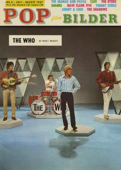 The Who - Sweden - Pop Bilder - July / August, 1967