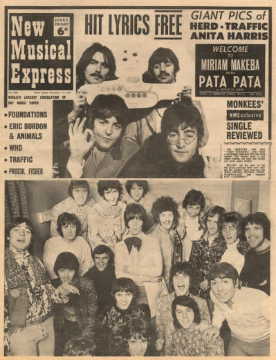 The Who - UK - New Musical Express - November 11, 1967