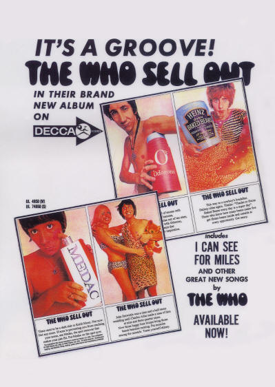 The Who - The Who Sell Out - 1967 USA (reproduction)