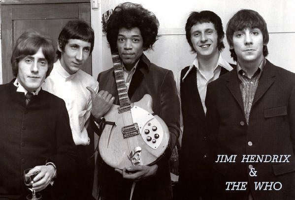 Jimmy Hendrix & The Who - Circa 1967 Japan