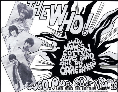 The Who - Santa Monica Civic Auditorium, California - August 28, 1968 (reproduction)