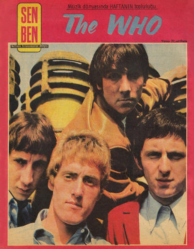 The Who - Turkey - Sen Ben - December 30, 1968 (back cover)