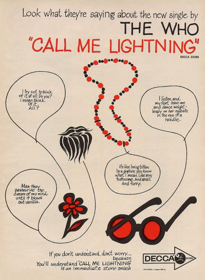 The Who - Call Me Lightning - 1968 USA