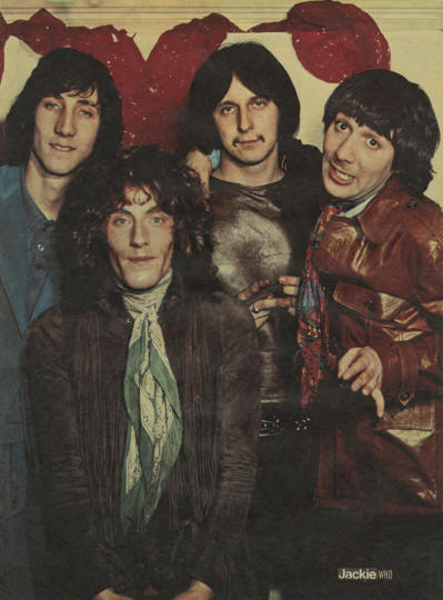 The Who - UK - Jackie Magazine - October 11, 1969 (Back Cover)
