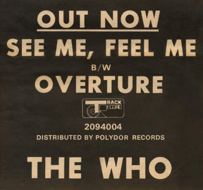 The Who - See Me, Feel Me - 1970 UK