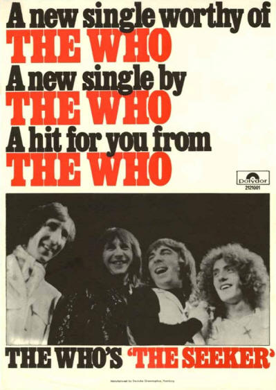 The Who - The Seeker - 1970 Germany
