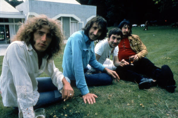 The Who - 1971 UK Press Photo (Keith Moon's lawn)
