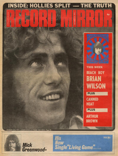 The Who - UK - Record Mirror - October 30, 1971