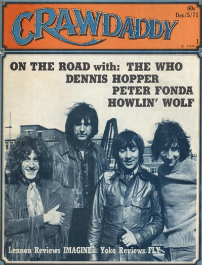 The Who - USA - Crawdaddy - December 5, 1971