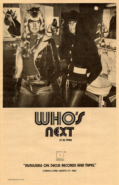 The Who - Who's Next - 1971 USA