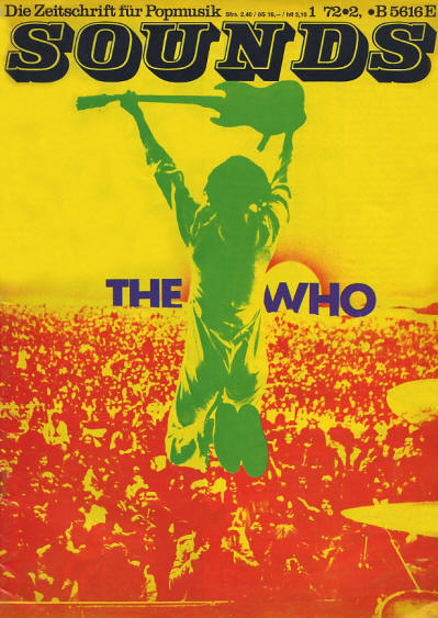 The Who - Germany - Sounds - February, 1972 