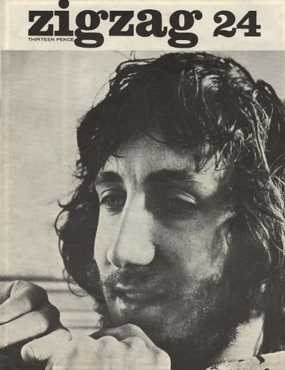 Pete Townshend - UK - Zig Zag - February, 1972