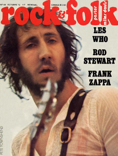 The Who - France - Rock & Folk - October, 1972 