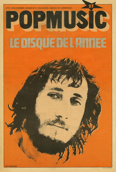 Pete Townshend - France - Pop Music - November 2, 1972