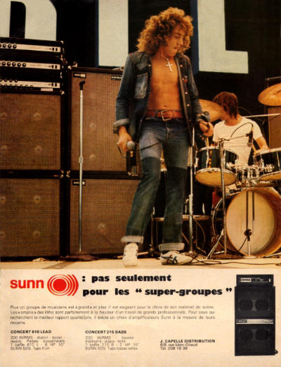 The Who - Sunn Amp - 1972 France